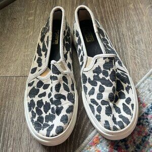Keds leopard slip on